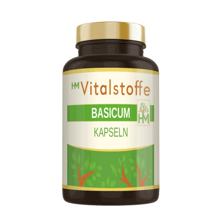 HM Vitalstoffe Basicum Kapseln label